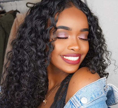 10A Grade 4PCS Deep Wave Best Brazilian Virgin Hair Bundles - Rose Hair