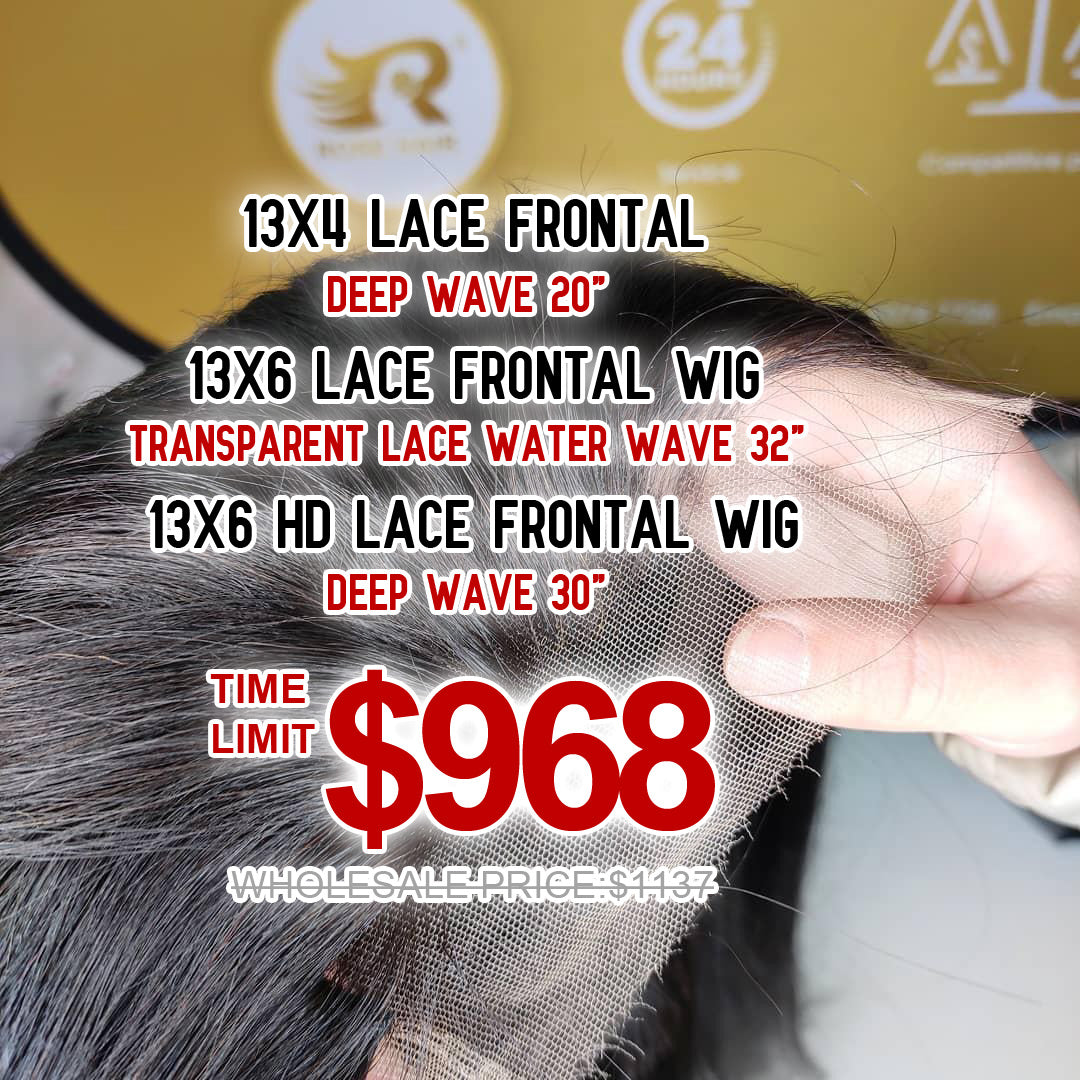 13*6 Lace Frontal Wigs 13*6 Transparent Lace &amp; Lace Frontal Package Deal - Rose Hair