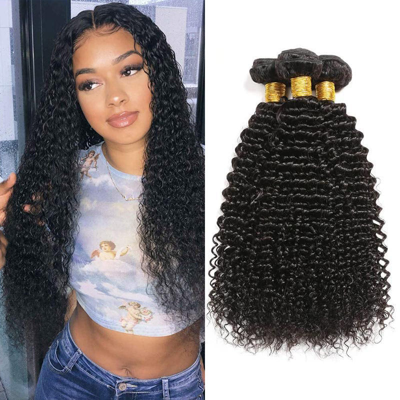 Rosehair 15A Grade 3 Bundles Kinky Curly Brazilian Virgin Human Unprocessed Mink Hair - Rose Hair