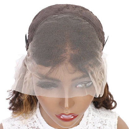 Honey Blonde Color Deep Wave 5×5 HD Lace Closure Human Hair Wig