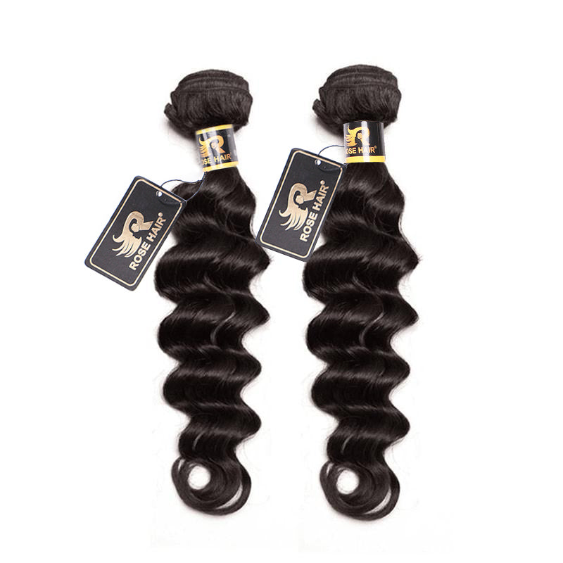 10A Grade 1PC Big Curly Best Brazilian Virgin Hair Bundles - Rose Hair