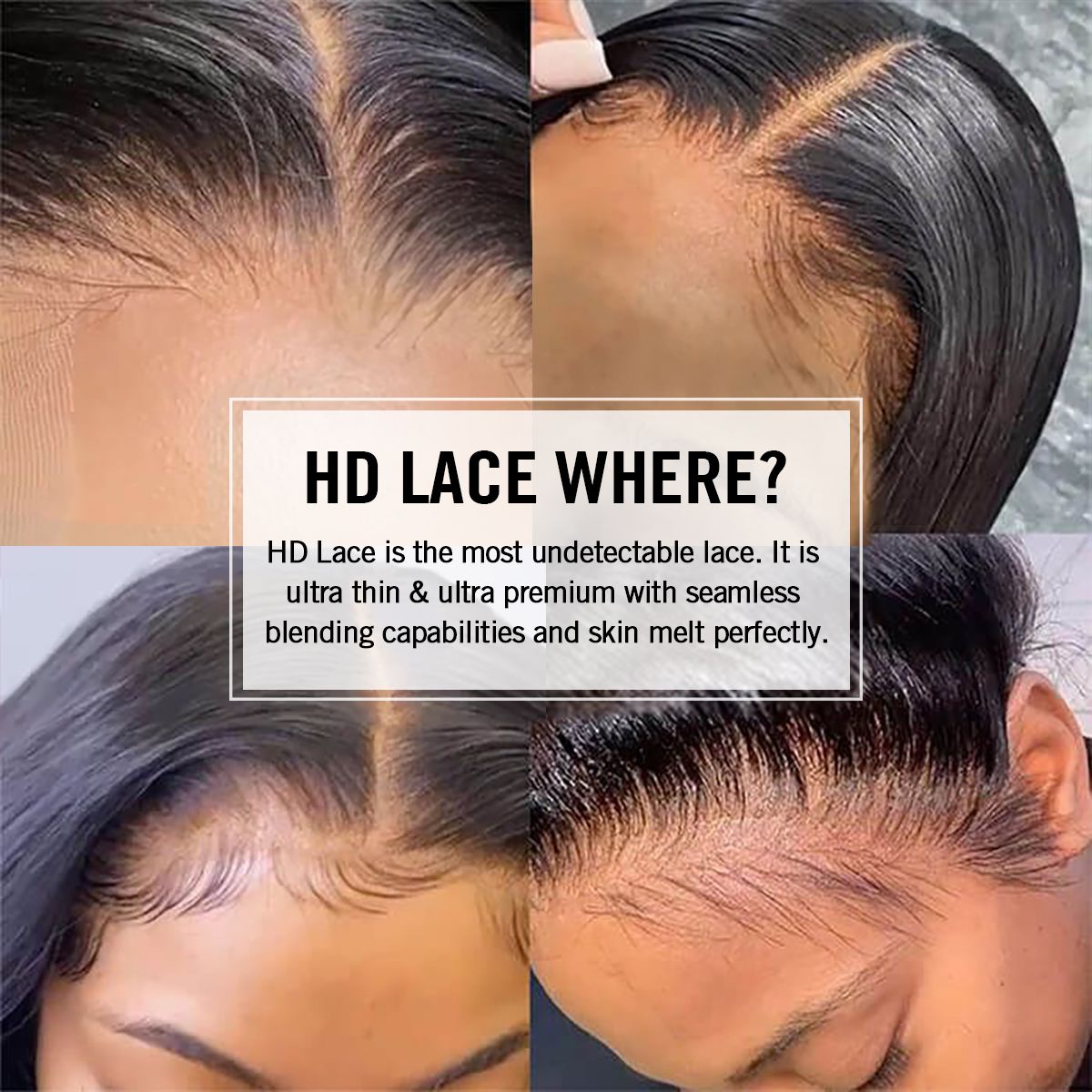 [Buy 1 Get 1 Free] Skin Melt HD Lace Loose Deep Wave 13x4 Lace Front Wigs +12 Inch Straight BoB T Part Wig Human Hair For Women