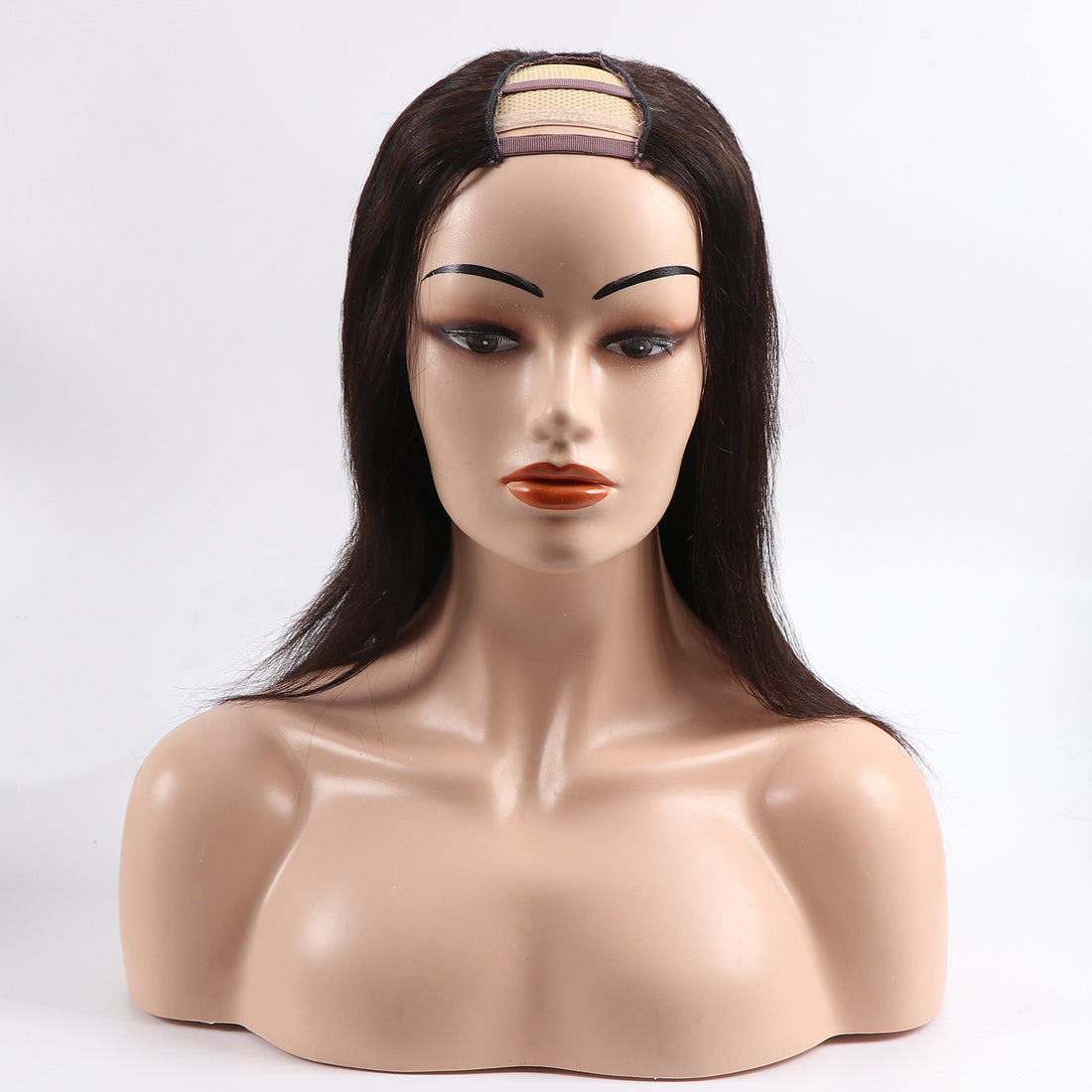 RoseHair U Part Wig Quick &amp; Easy Affordable Human Straight Hair Wig - Rose Hair