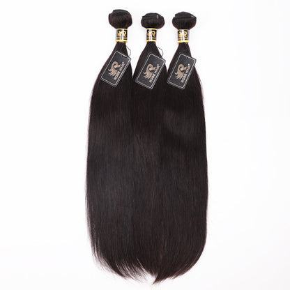 10A Grade 4PCS Straight Best Brazilian Virgin Hair Bundles - Rose Hair