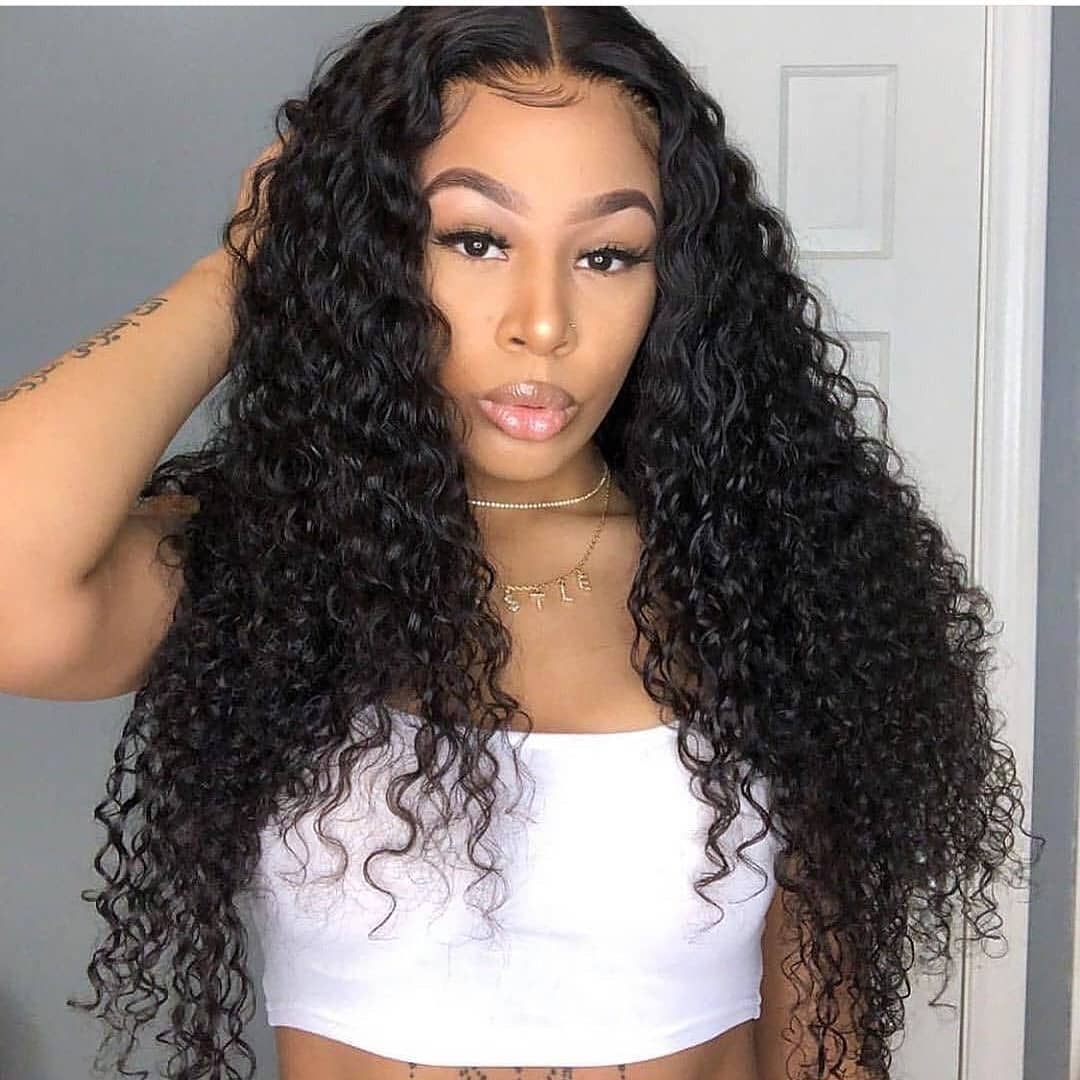 Pre Plucked Swiss 360 Lace Big Curly Wig Best Brazilian Human Virgin RoseHair Wig - Rose Hair