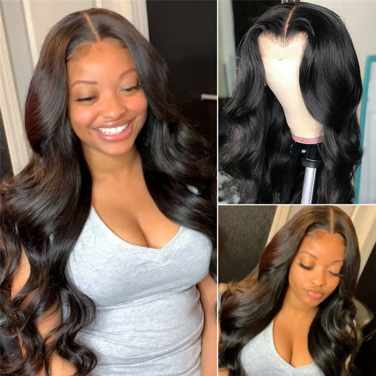 5*5 Lace Closure Wig Body Wave Virgin Human Natural Hair - Rose Hair