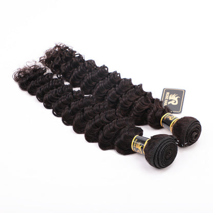 10A Grade 1PC Deep Wave Best Brazilian Virgin Hair Bundles - Rose Hair