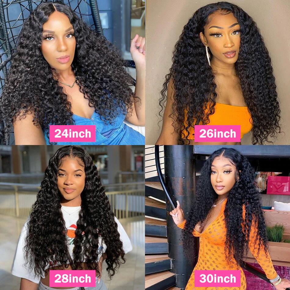 [Buy 1 Get 1 Free] Skin Melt HD Lace Loose Deep Wave 13x4 Lace Front Wigs +12 Inch Straight BoB T Part Wig Human Hair For Women