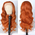 Rose Hair Ginger Color Body Wave 13x4 Lace Front Wig With Baby Hair Human Hair Wig For Women