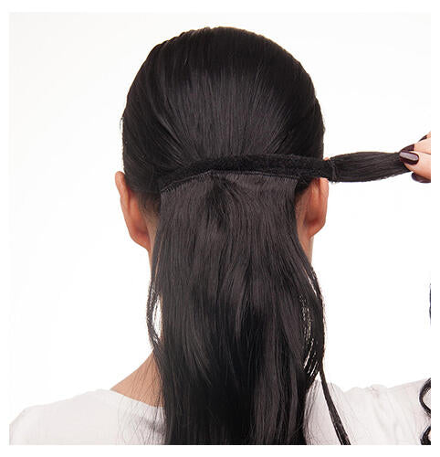 New Fashion RoseHair Human Hair Ponytail Extension Magic Paste Heat Resistant Best Brazilian Virgin Hair All Texture - Rose Hair