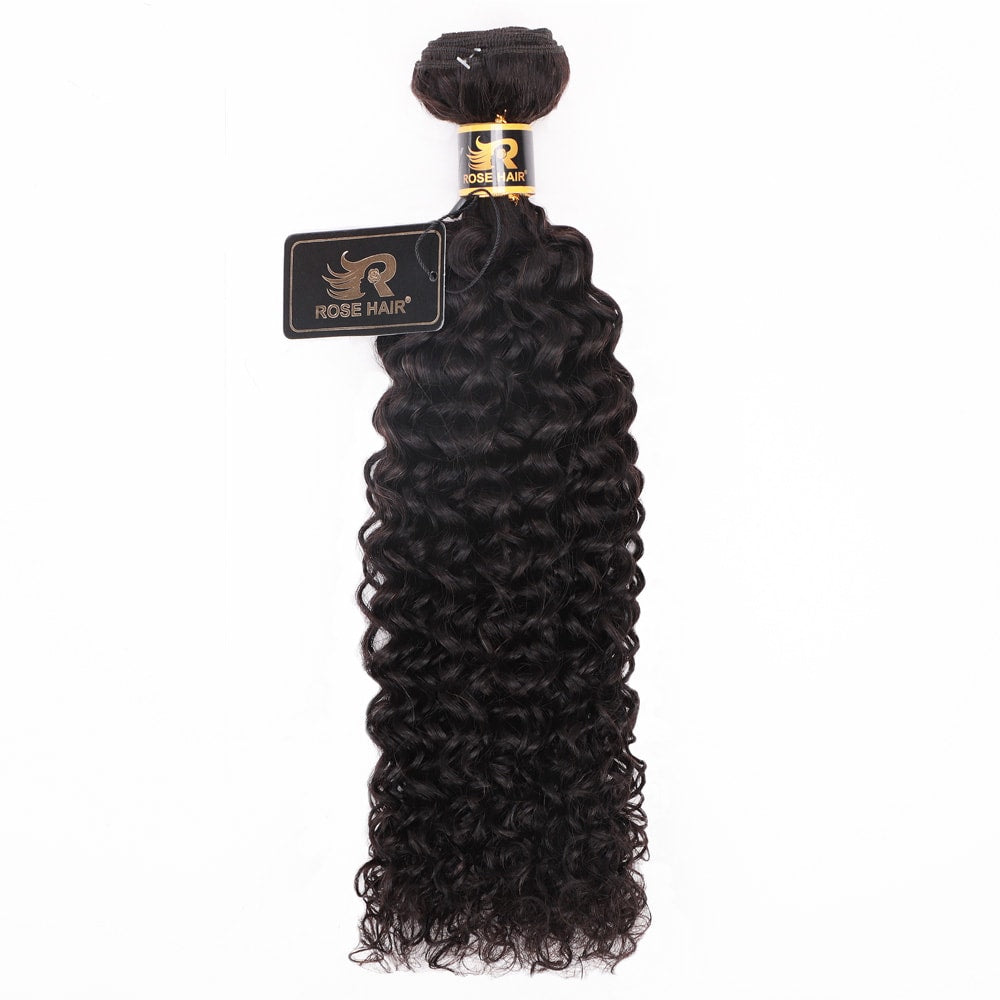 10A Grade 1PC Kinky Curly Best Brazilian Virgin Hair Bundles - Rose Hair