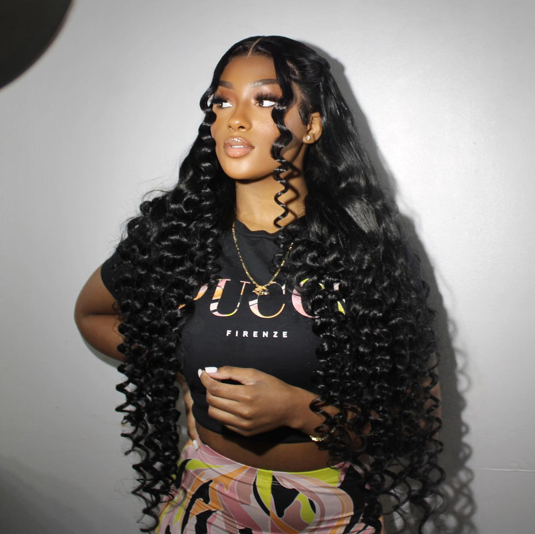 Melting! Custom Curly 13x6 Invisible Swiss HD Lace Frontal Wigs 100% Human Hair