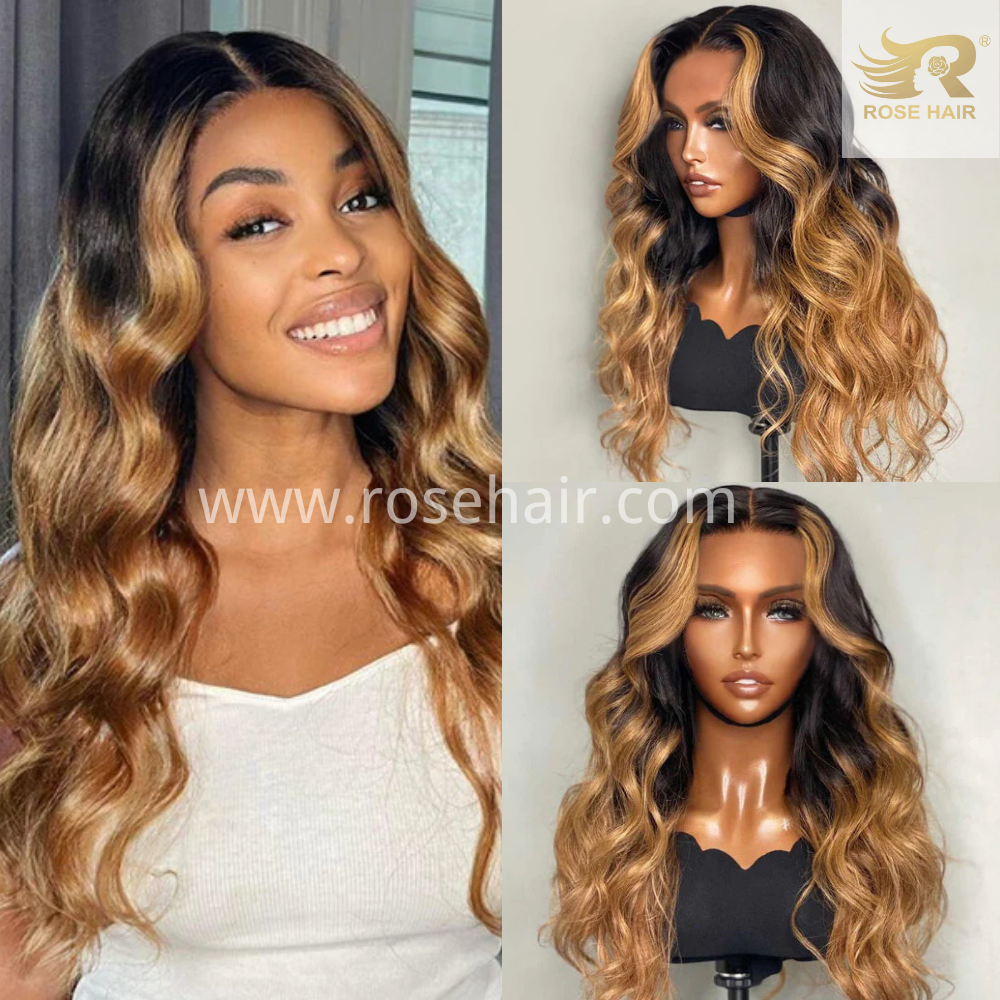 Rose Hair Body Wave 13x6 HD Lace Frontal Wig New Fabulous Beyon-Celebrity Undetectable Invisible | Pre-plucked