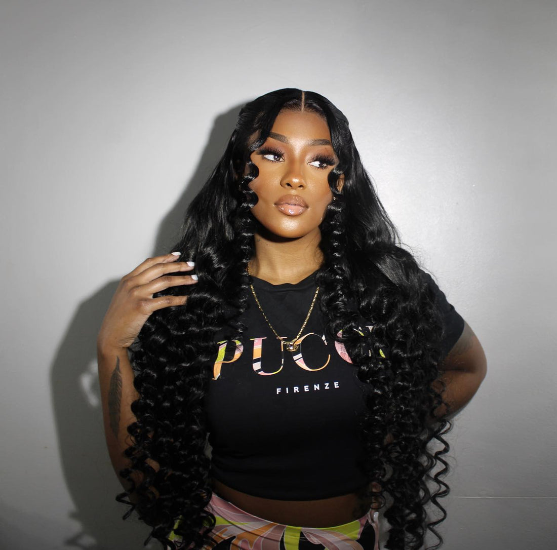 Melting! Custom Curly 13x6 Invisible Swiss HD Lace Frontal Wigs 100% Human Hair