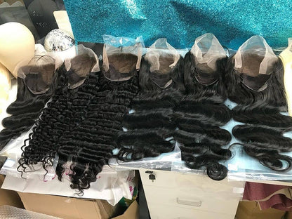 Rose Hair 3PCS 13x6 HD Lace Wigs 150% 180% Density Wholesale Package Deal Free Shipping