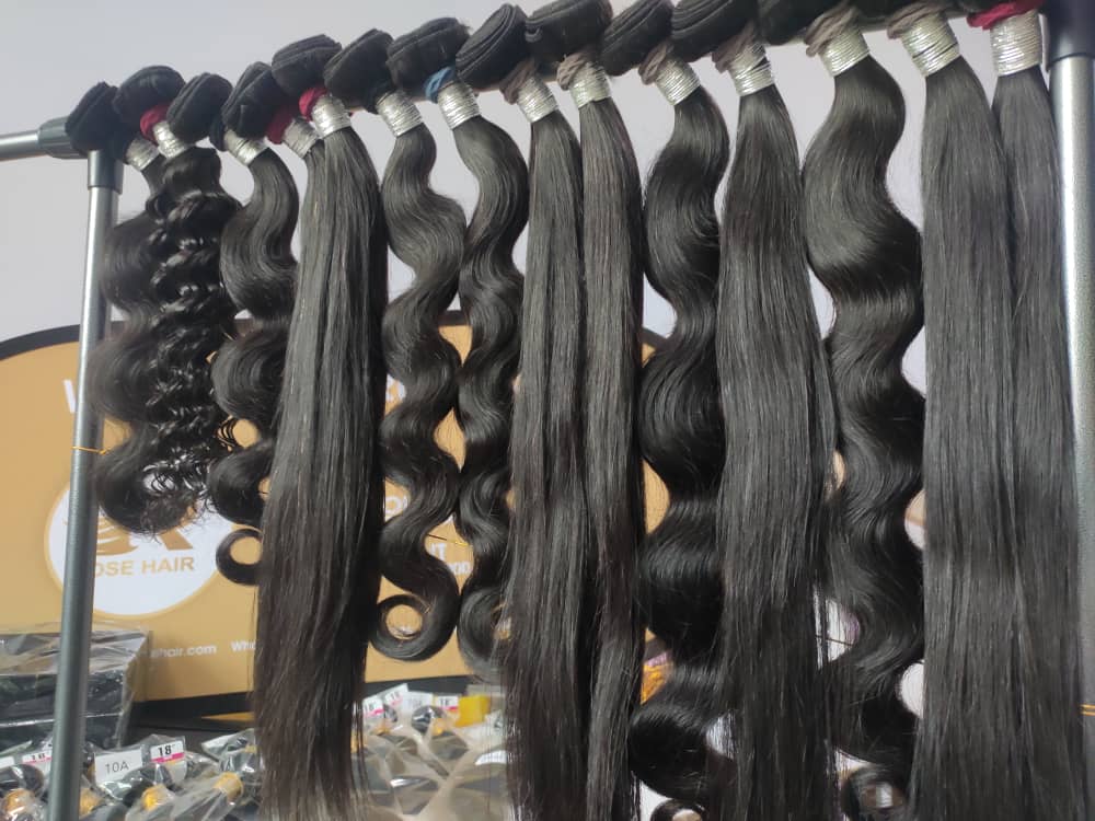 Rose Hair 42PCS 15A Grade Human Virgin Hair Bundles Wholesale Package Deal