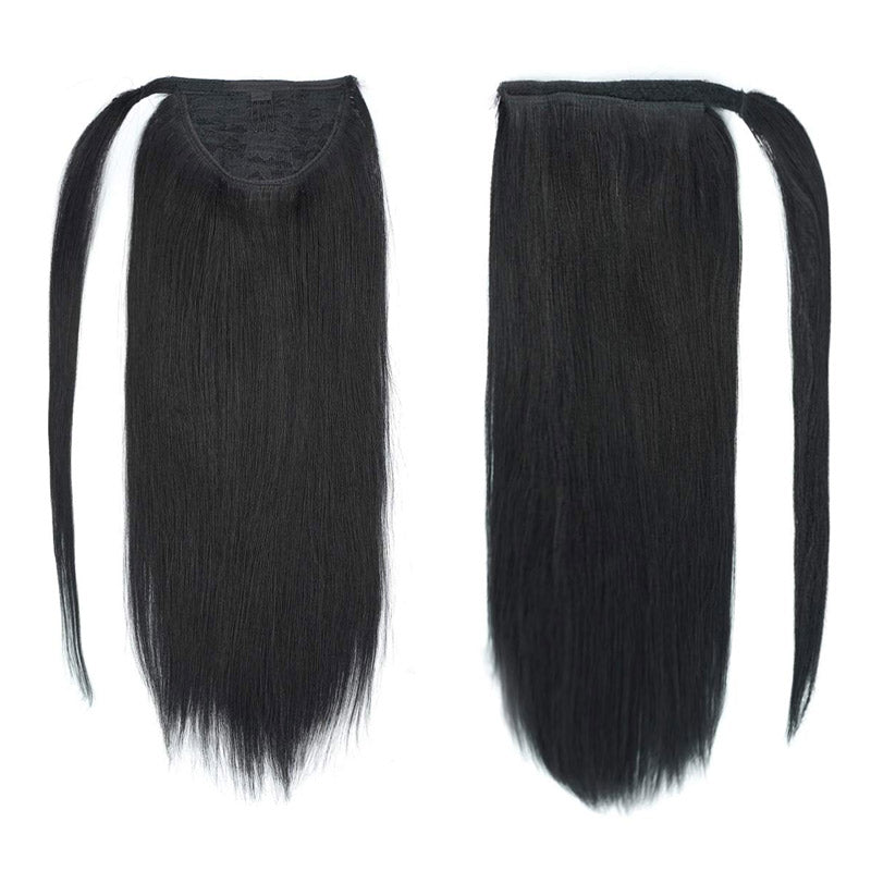 New Fashion RoseHair Human Hair Ponytail Extension Magic Paste Heat Resistant Best Brazilian Virgin Hair All Texture - Rose Hair