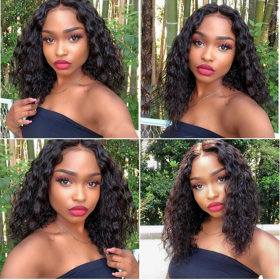 RoseHair Pre Plucked Human Hair 13*4 Lace Frontal Wig High Denaity All texture - Rose Hair